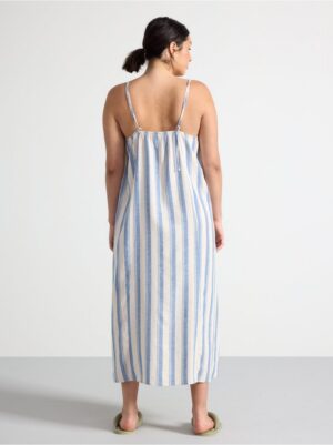 Maxi dress in linen blend - 3000160-9614