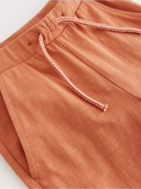 Joggers in slub jersey - 3000185-1672