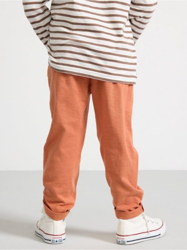 Joggers in slub jersey - 3000185-1672