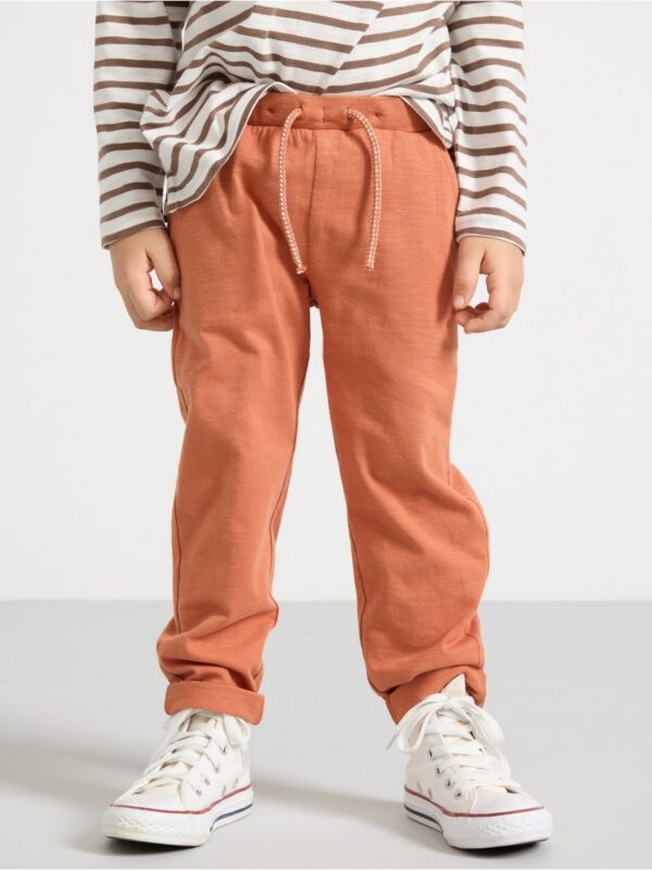 Joggers in slub jersey - 3000185-1672