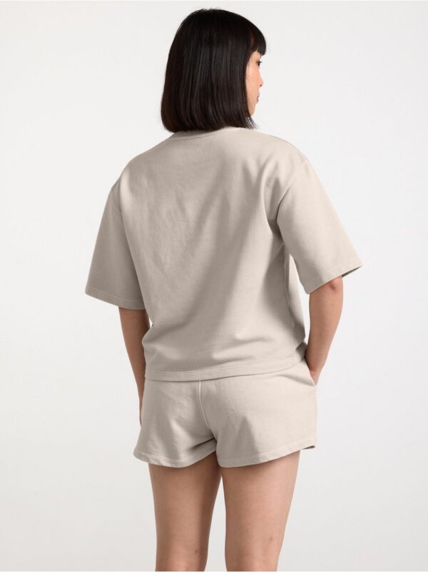 T-shirt in sweatshirt fabric - 3000296-9609