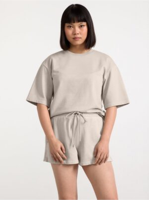 T-shirt in sweatshirt fabric - 3000296-9609
