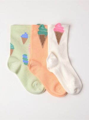 3-pack  socks - 3000342-473