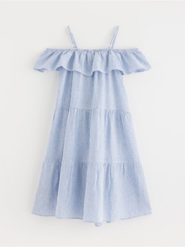 Dress in linen blend - 3000540-7424