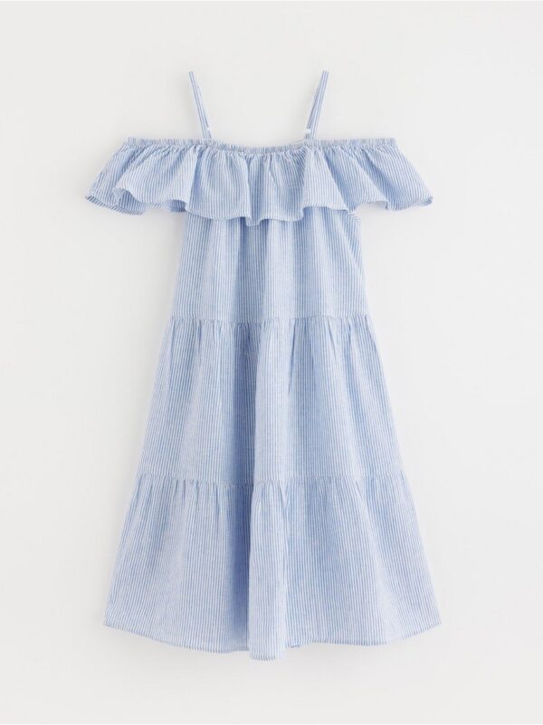 Dress in linen blend - 3000540-7424