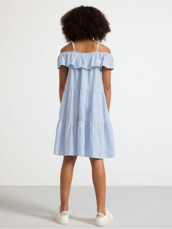 Dress in linen blend - 3000540-7424