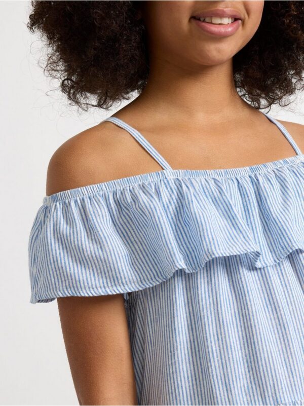 Dress in linen blend - 3000540-7424