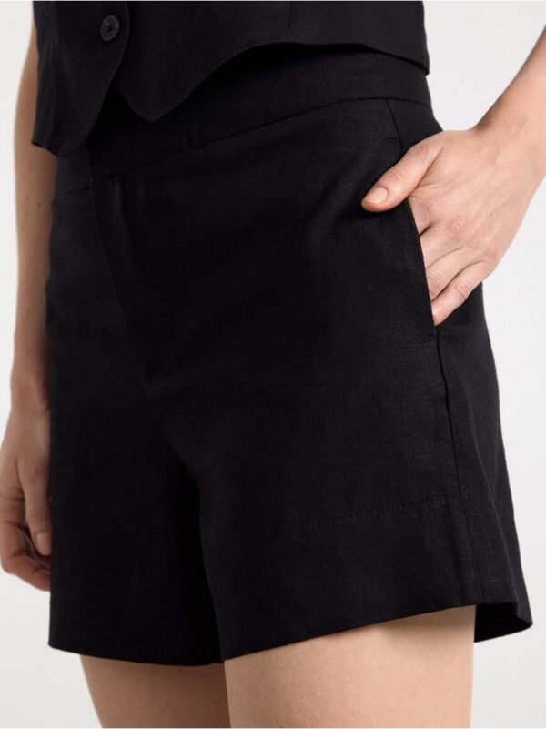 Shorts in linen blend - 3000656-80
