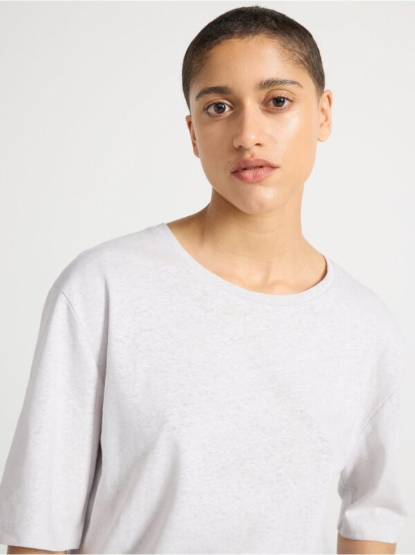 Top in hemp blend - 3000685-5900