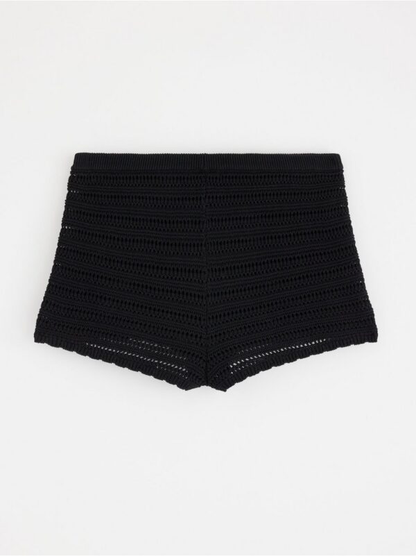 Shorts with crochet look - 3000754-80