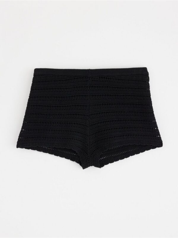 Shorts with crochet look - 3000754-80