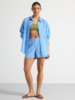 Shorts in linen blend - 3000772-7281