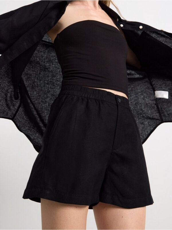 Shorts in linen blend - 3000772-80