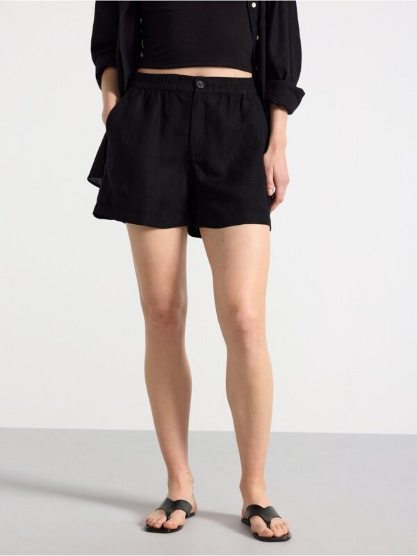 Shorts in linen blend - 3000772-80