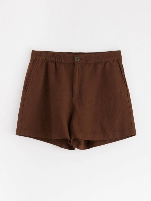 Shorts in linen blend - 3000772-9602