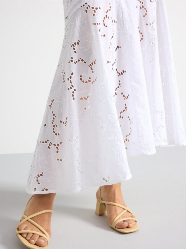 Broderi anglais midi skirt - 3000833-70