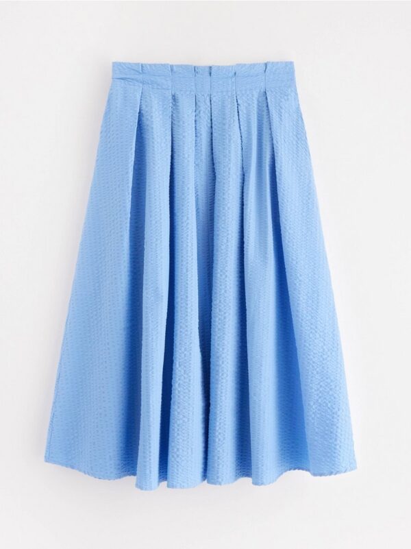 Voluminous midi skirt - 3000939-7281