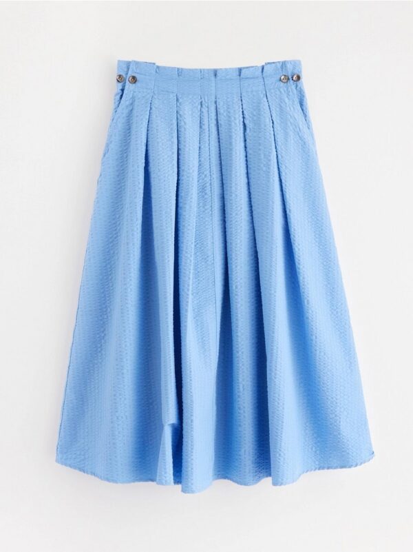 Voluminous midi skirt - 3000939-7281