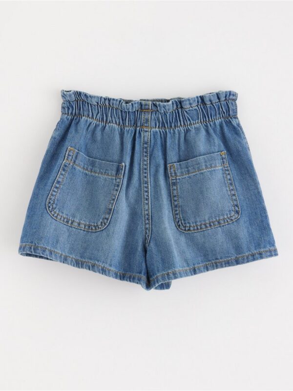 Wide denim shorts - 3000983-790