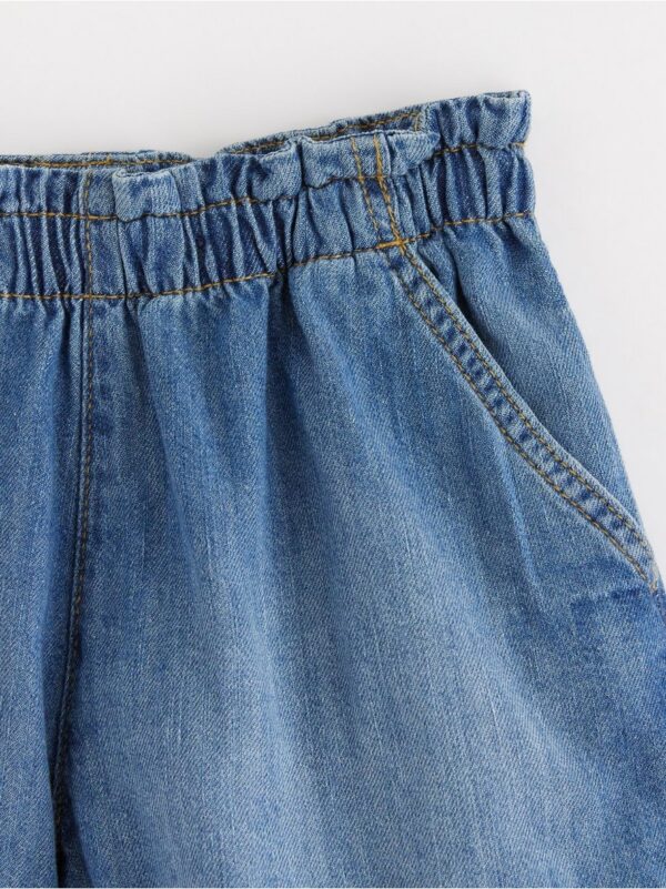 Wide denim shorts - 3000983-790