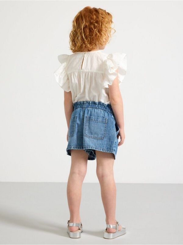 Wide denim shorts - 3000983-790