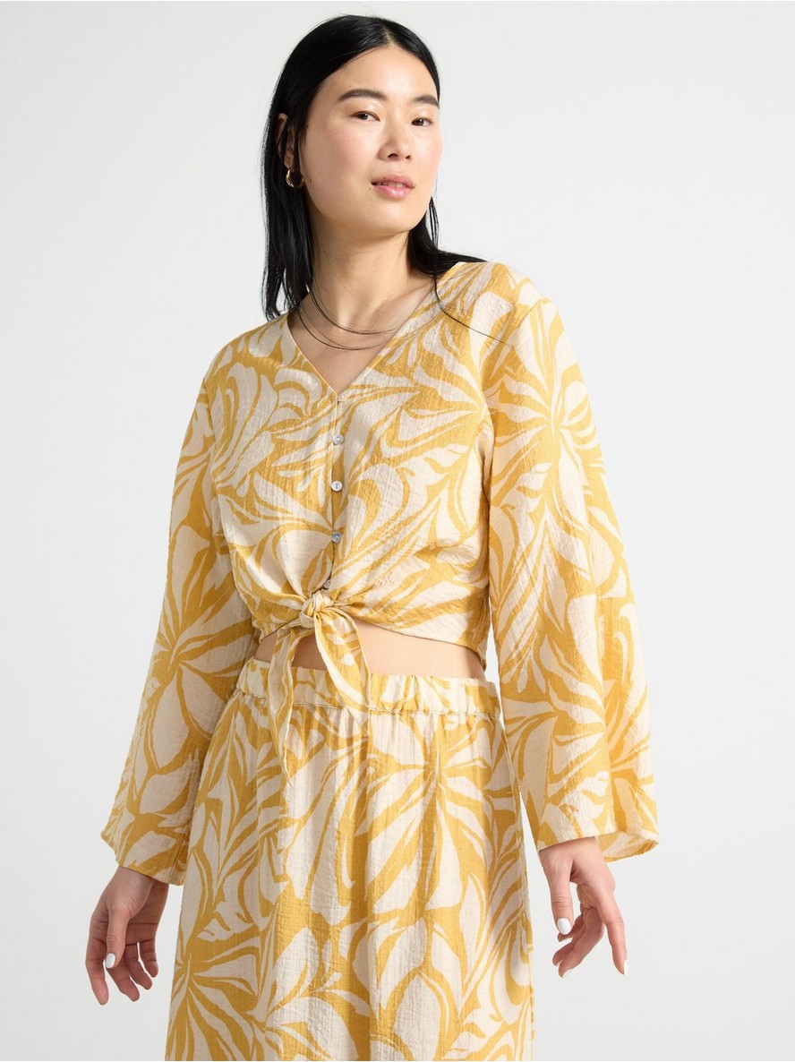 Bluza – Blouse with tie knot detail