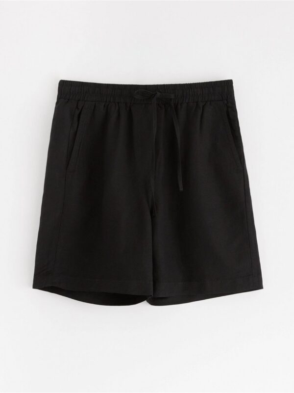Shorts in linen blend - 3001055-80