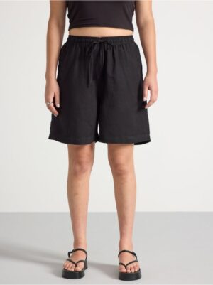 Shorts in linen blend - 3001055-80