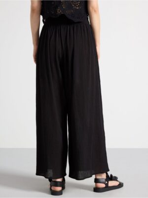 Wide cropped trousers - 3001061-80