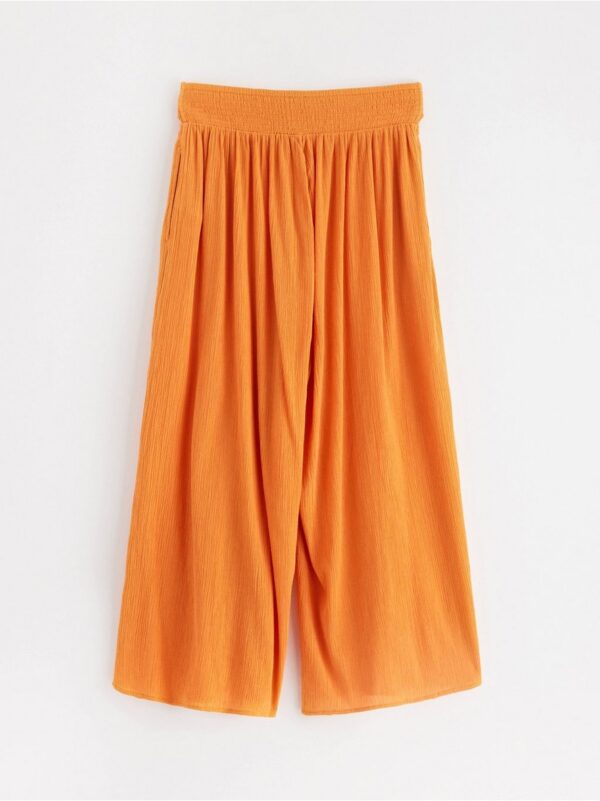 Wide cropped trousers - 3001061-9703