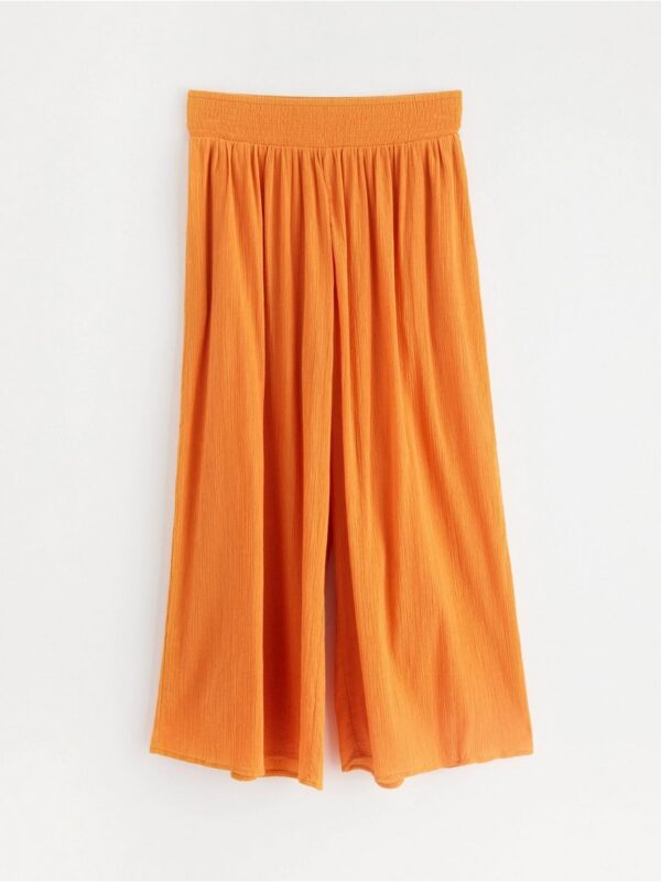 Wide cropped trousers - 3001061-9703
