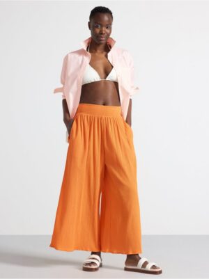 Wide cropped trousers - 3001061-9703
