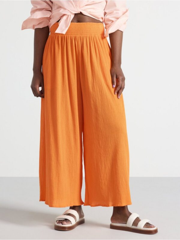 Wide cropped trousers - 3001061-9703
