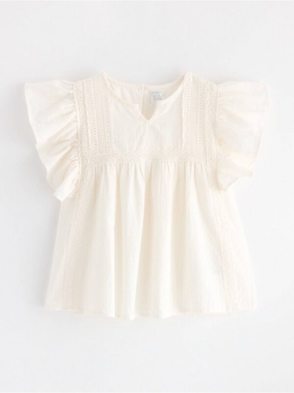 Blouse with frills - 3001142-325
