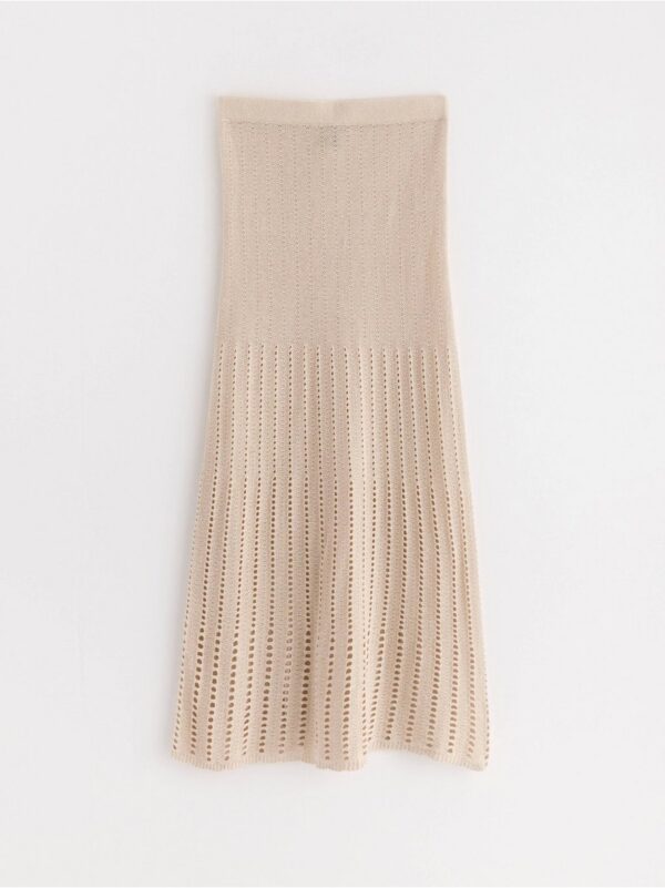 Pattern knit maxi skirt - 3001261-7403