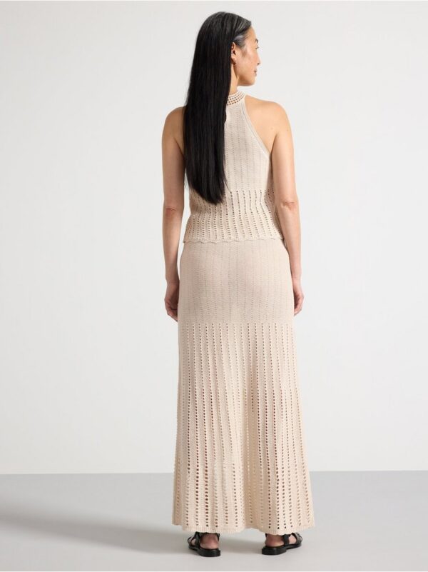 Pattern knit maxi skirt - 3001261-7403