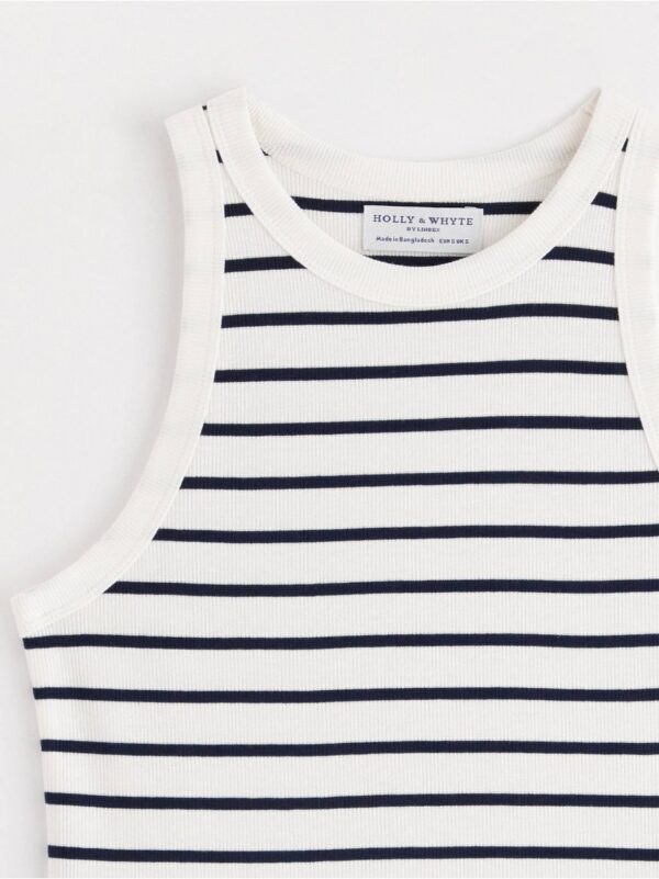 Ribbed tank top - 3001402-9614