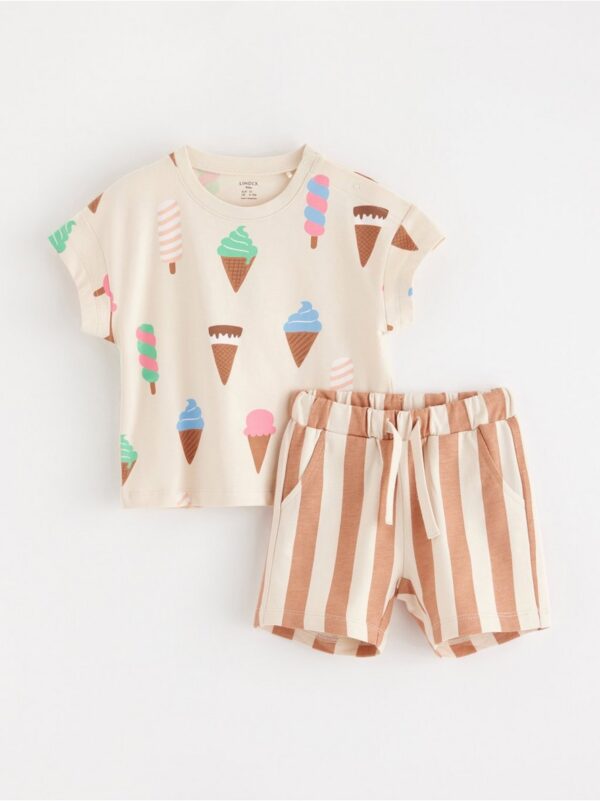 Set - t-shirt and shorts - 3001460-1230