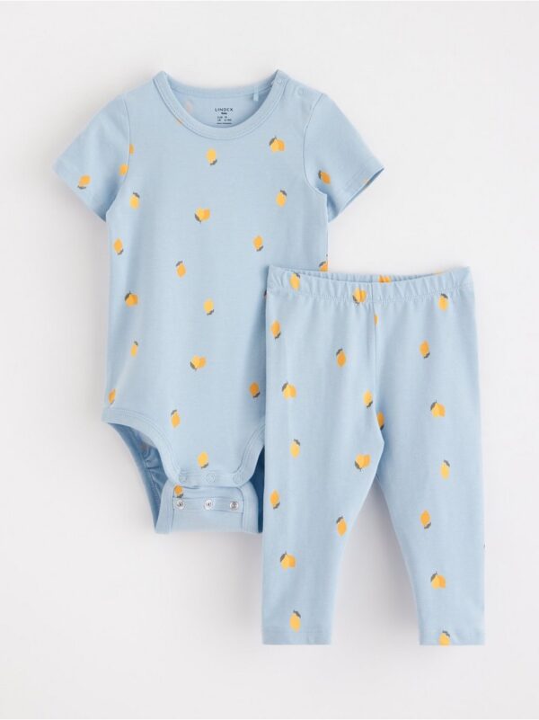 Set - bodysuit and leggings - 3001740-2197