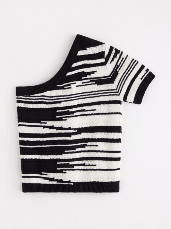 One-shoulder top - 3002355-80