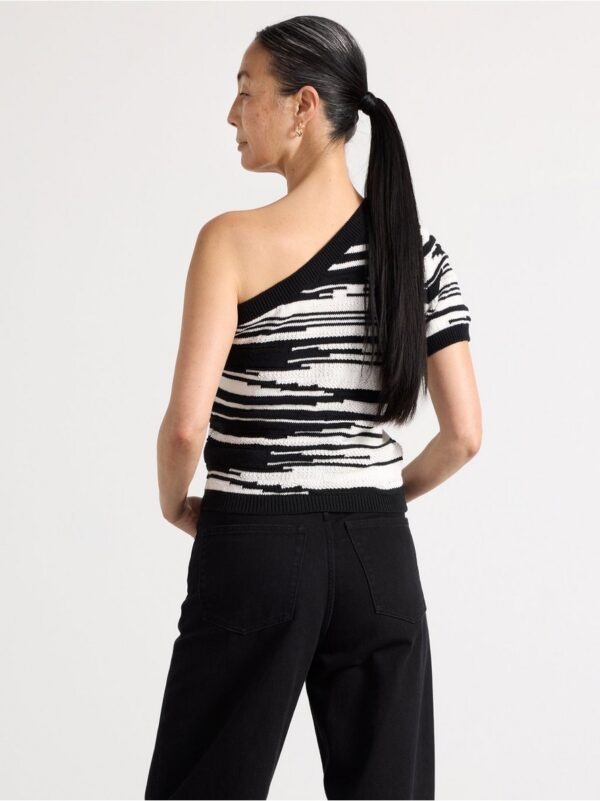 One-shoulder top - 3002355-80