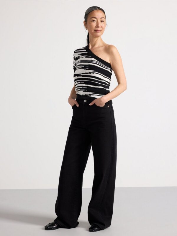 One-shoulder top - 3002355-80