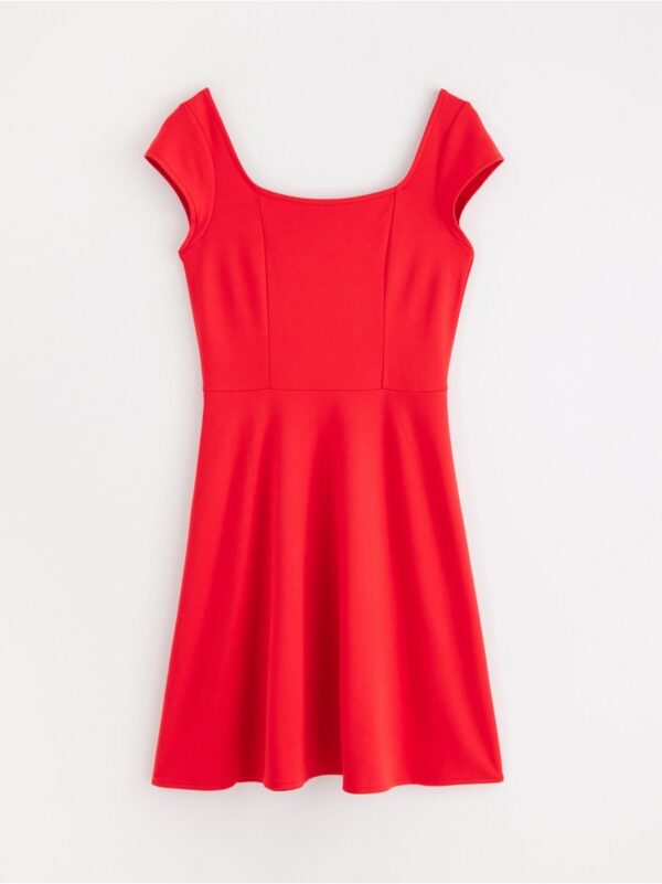 Short-sleeved jersey dress - 3002433-7855