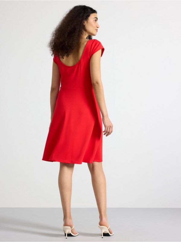 Short-sleeved jersey dress - 3002433-7855