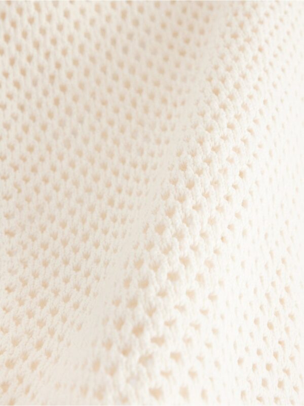Hole-knit oversize cardigan - 3002517-1480