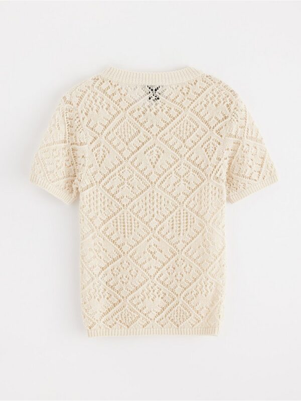 Hole-knit top - 3002578-2659