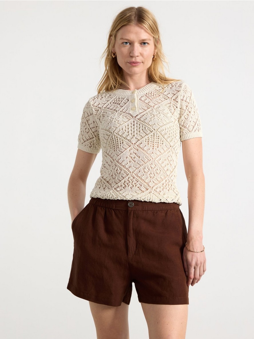 Dzemper – Hole-knit top