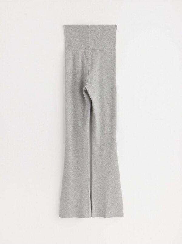 Ribbed flared trousers - 3003044-9803