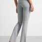 Ribbed flared trousers - 3003044-9803