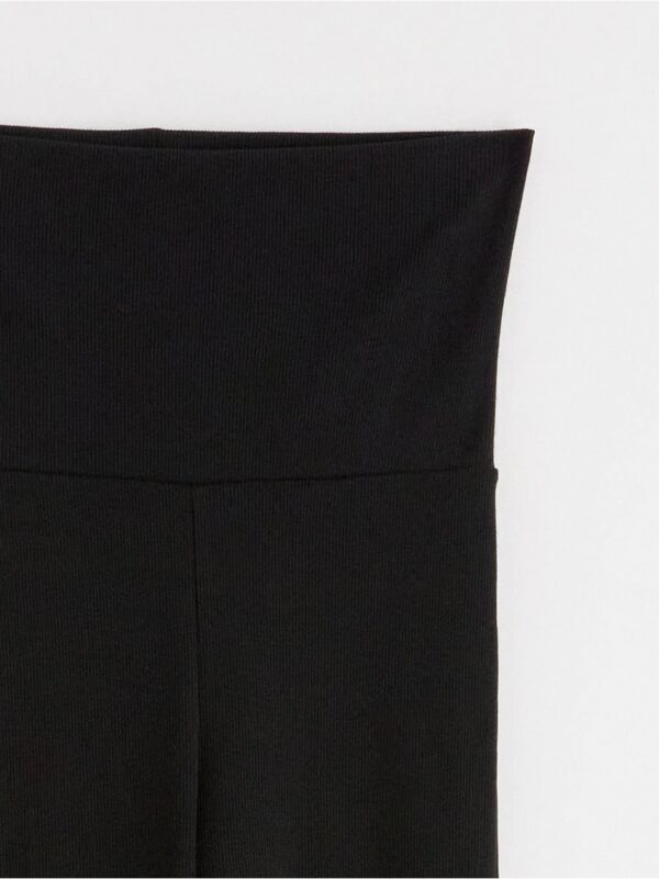 Ribbed flared trousers - 3003203-80